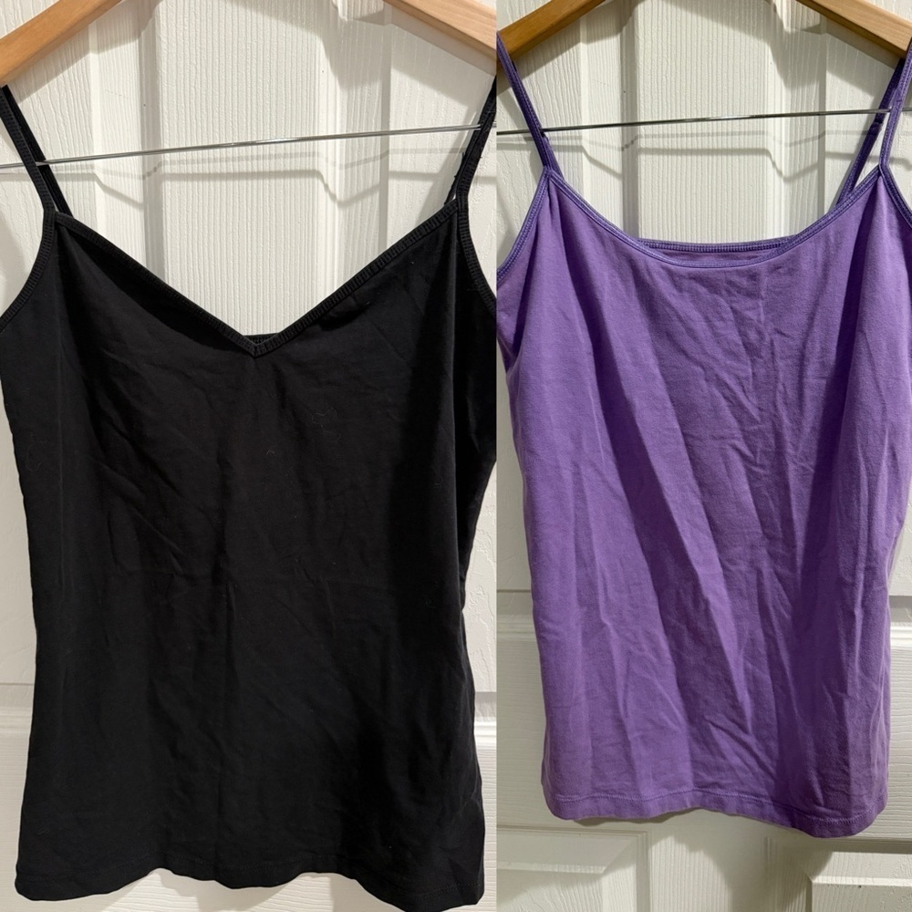 Old Navy Black Purple Bundle Y2K Camisole Tank Tops Bella Swan Vampire Diaries